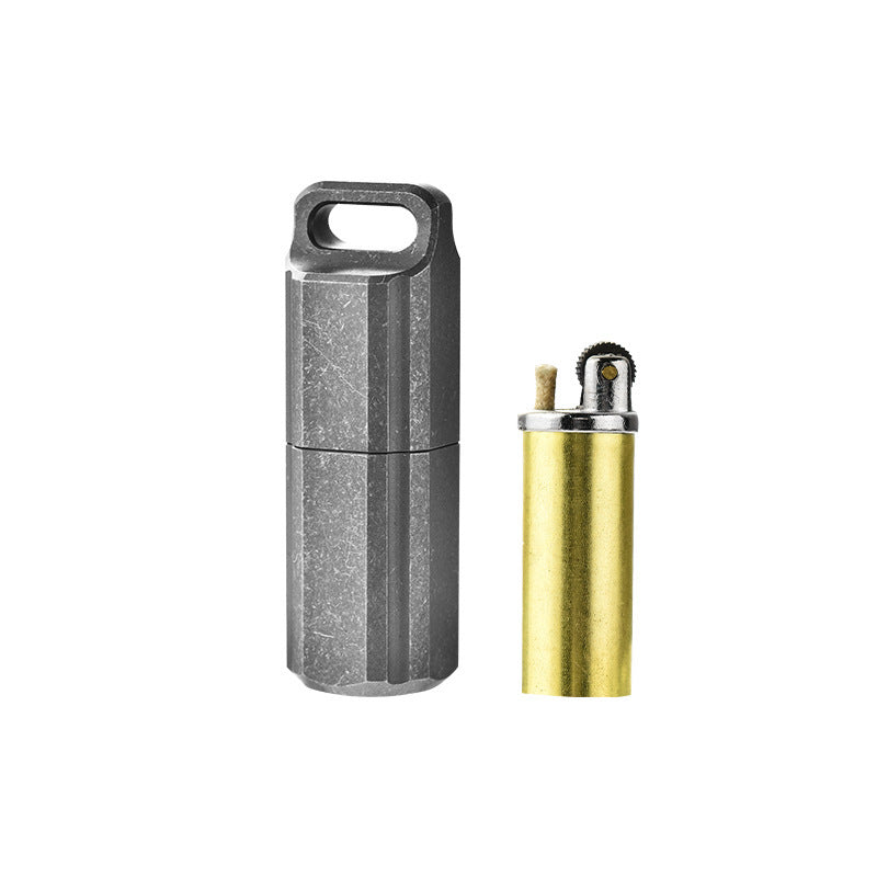 Titanium Keychain Box Featuring Waterproof Sealed Construction