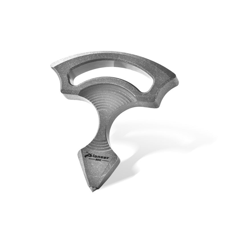 Outdoor EDC Backpack Tool with Titanium Alloy and Tungsten Steel Pendant