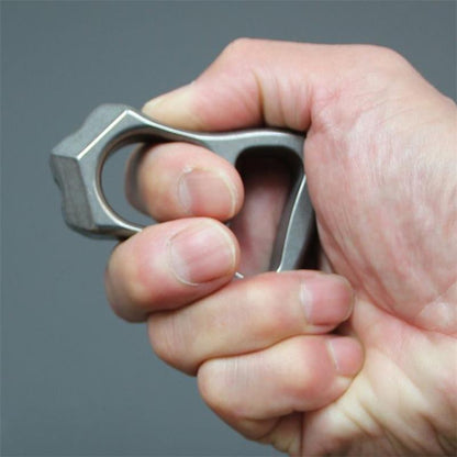 Stonewashed Titanium Alloy Single Hole Multifunctional Bottle Opener