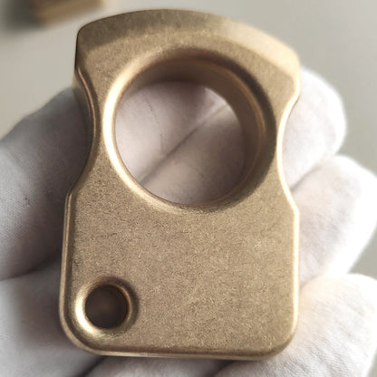 Brass One-Hole Versatile Everyday Carry Tool