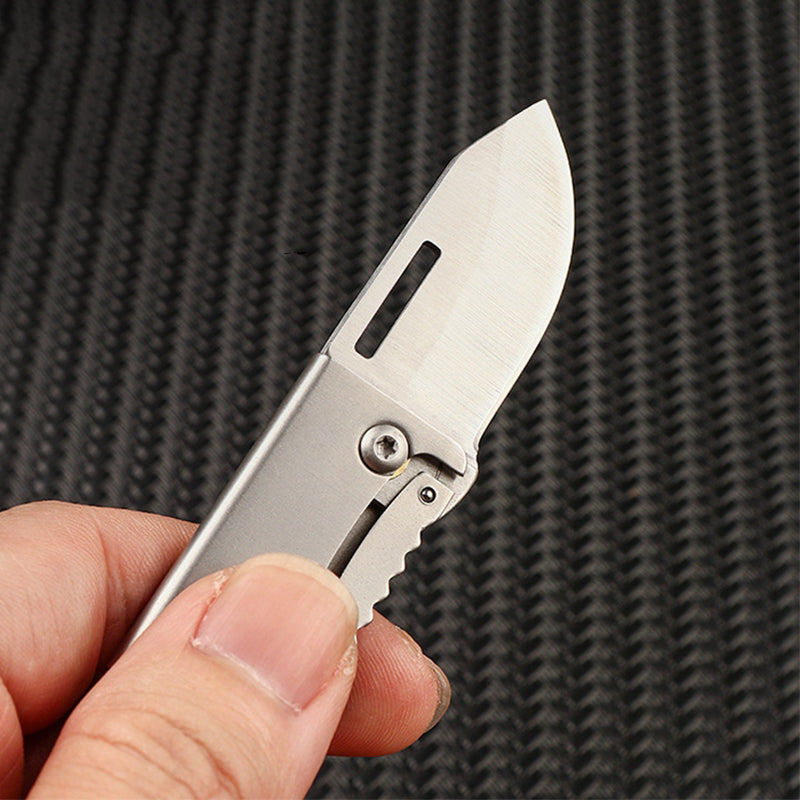 Portable Mini Folding Bottle Opener Pendant Keychain EDC Tool