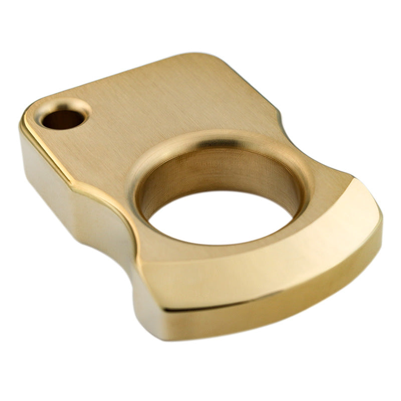 Brass One-Hole Versatile Everyday Carry Tool