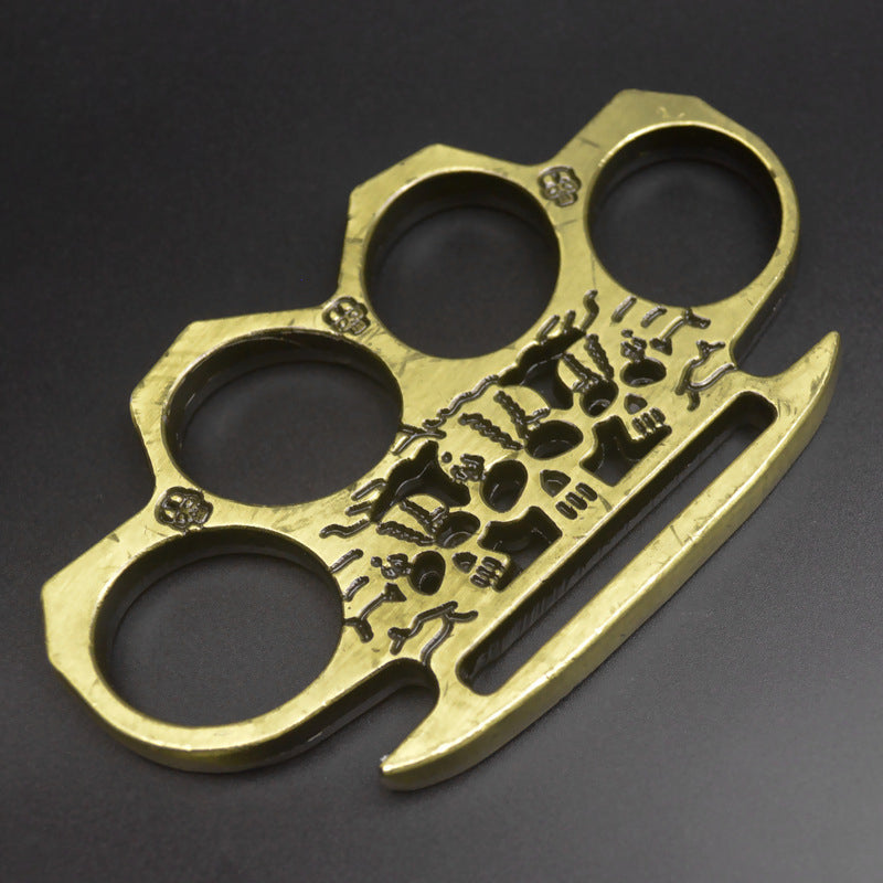 Skeleton-Themed Outdoor Tool with Three Brothers for EDC