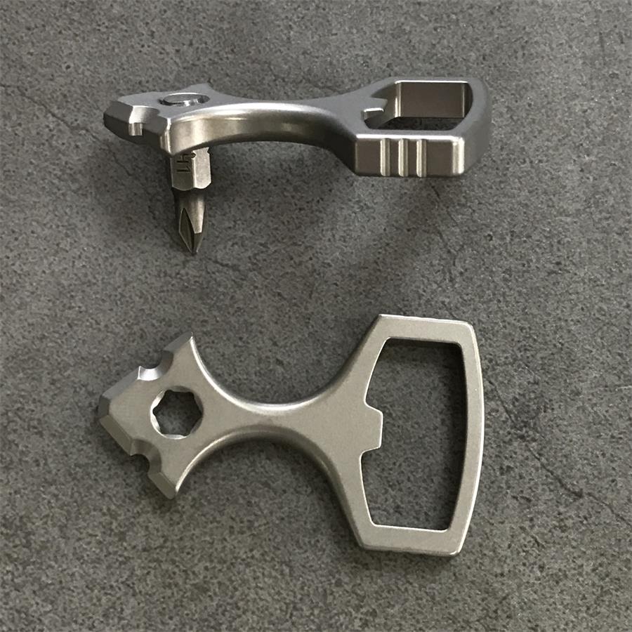 Titanium Bottle Opener and Multi-Purpose EDC Tool