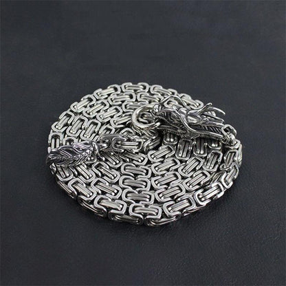 Adjustable Titanium Dragon Head Chain Ornament for Wrist