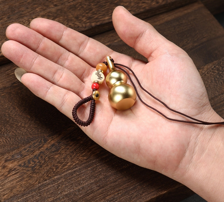 Innovative Small Gourd Portable Keychain Pendant Decorative EDC Tool