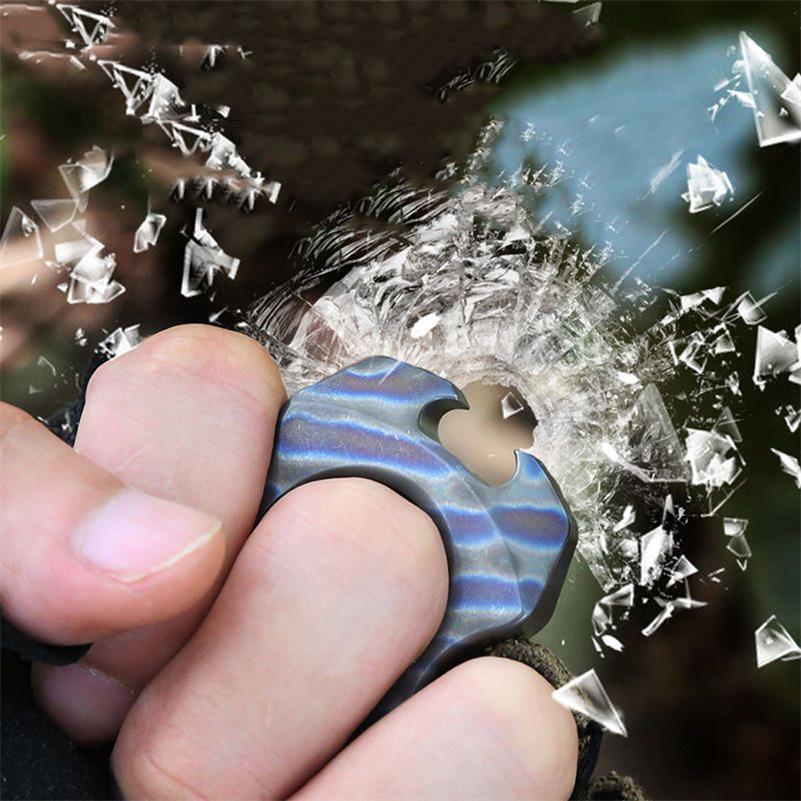 Portable Titanium Bottle Opener with Pendant Design for Everyday Carry