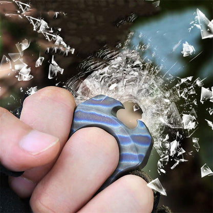 Portable Titanium Bottle Opener with Pendant Design for Everyday Carry