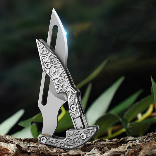Pocket-Sized Folding Morphing EDC Tool for Backpack Carry