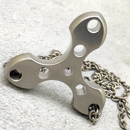 Necklace-Mounted EDC Tool Made of Titanium