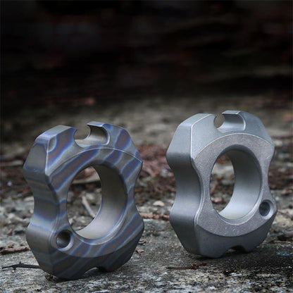 Portable Titanium Bottle Opener with Pendant Design for Everyday Carry