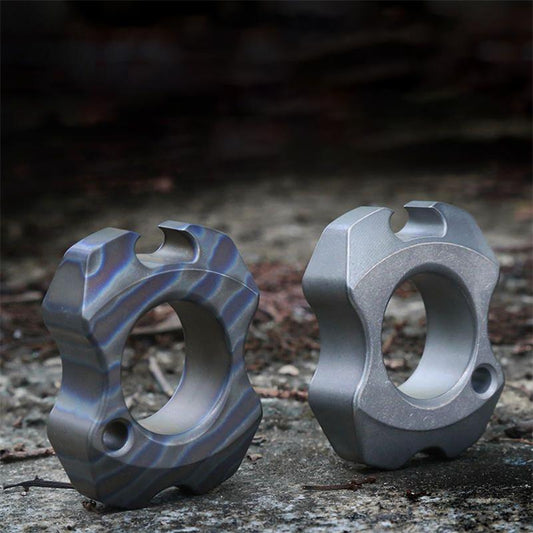 Portable Titanium Bottle Opener with Pendant Design for Everyday Carry