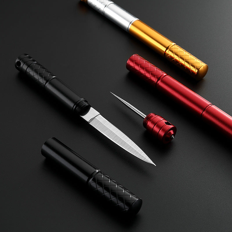 Portable Outdoor EDC Tool Featuring Multi-purpose Pencil Pocket