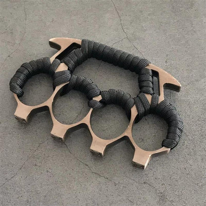 Outdoor Pocket EDC Tool with Large Hole and Rope for Backpack