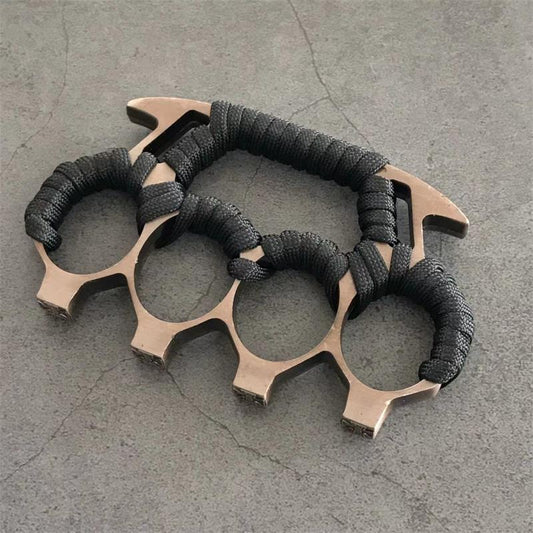 Outdoor Pocket EDC Tool with Large Hole and Rope for Backpack