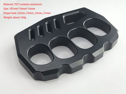 Innovative Aluminum Outdoor EDC Tools in Black and Gold Finish