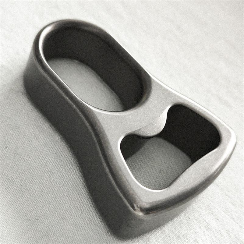 Sand Blasted and Stone Washed Titanium Alloy Open Bottle Backpack Tool