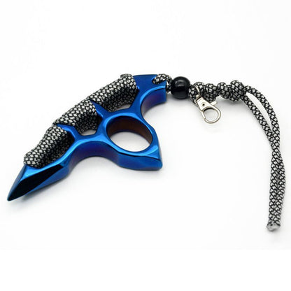 Thick Steel Single Hole EDC Tool Available With or Without Binding Rope