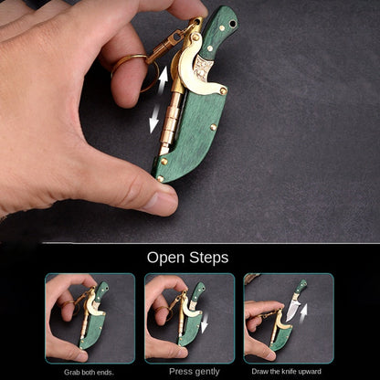 Small Pocket-Sized Outdoor Tool with Keychain Loop