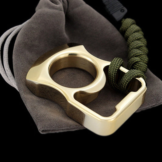 Handheld Brass Bottle Opener with Soft Arc for EDC