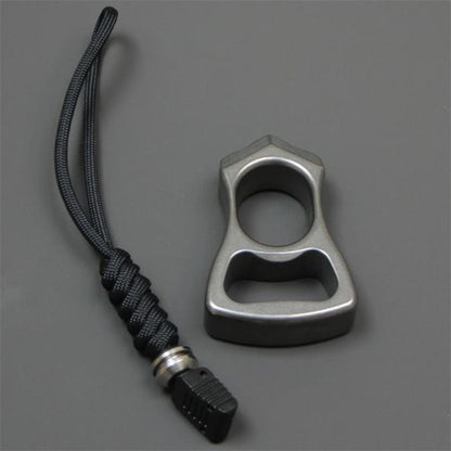 Stonewashed Titanium Alloy Single Hole Multifunctional Bottle Opener