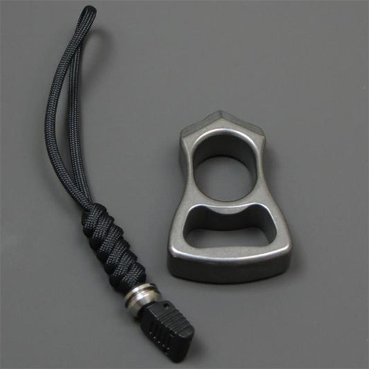 Stonewashed Titanium Alloy Single Hole Multifunctional Bottle Opener