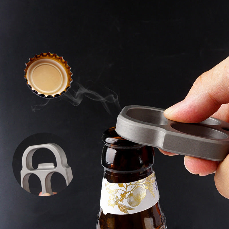 Titanium Multi-purpose Bottle Opener Portable Everyday Tool