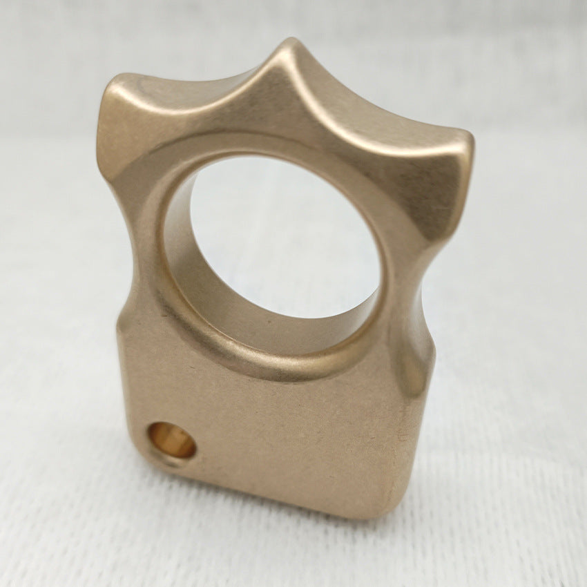 Brass One-Hole Versatile Everyday Carry Tool