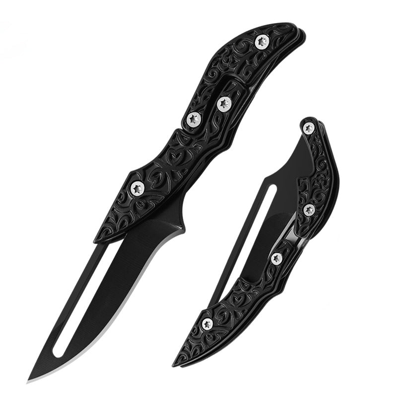 Pocket-Sized Folding Morphing EDC Tool for Backpack Carry