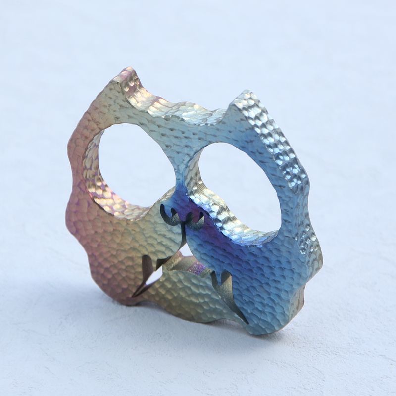 Outdoor EDC Tool with Titanium Dog Face Design