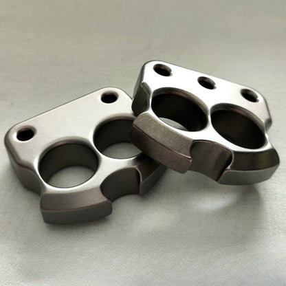 Easy-Carry Titanium Alloy Bottle Opener with Two Holes and Multi-Use Design