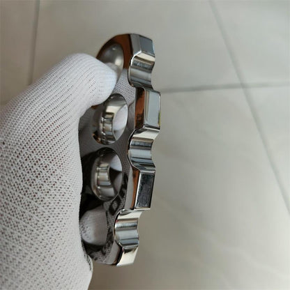 Titanium Outdoor Tool with Wide Chamfer and Mirror Finish