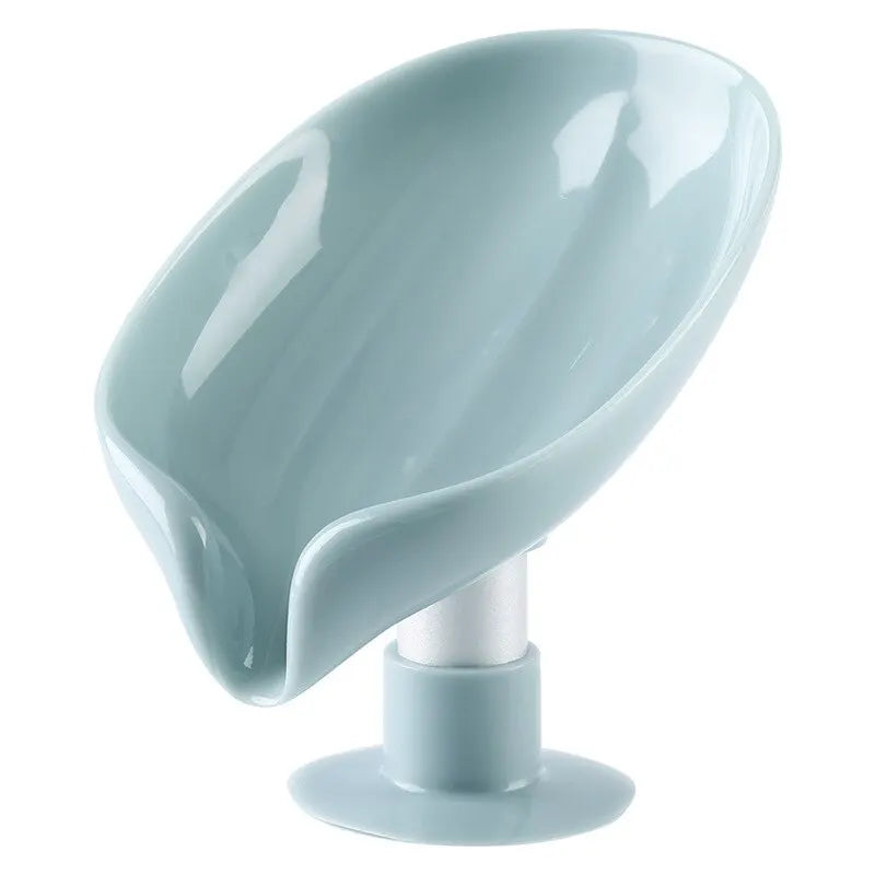 Leaf-Shaped Suction Cup Soap Holder