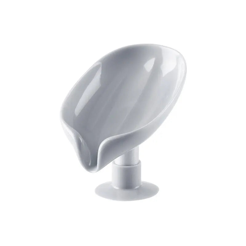 Leaf-Shaped Suction Cup Soap Holder