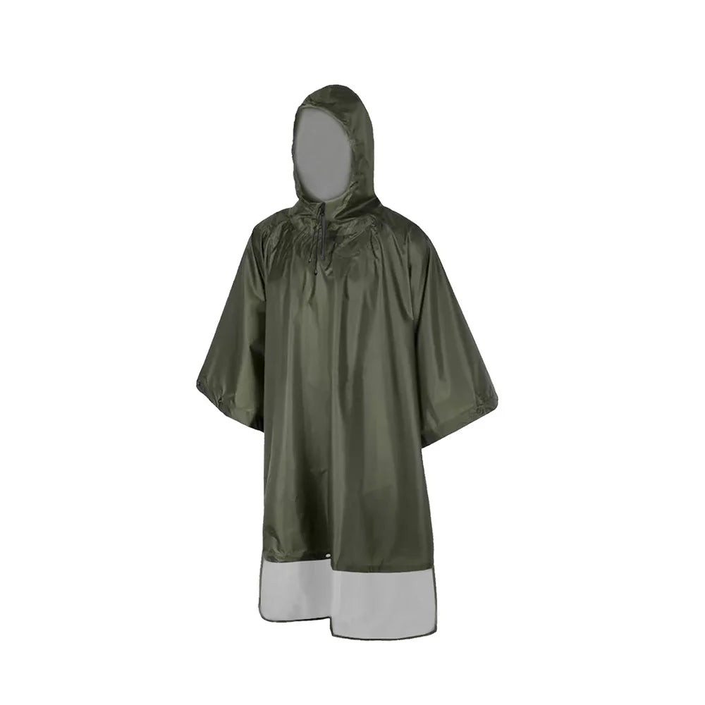 3 In 1 Outdoor Rain Poncho Raincoat Waterproof Camping Tent