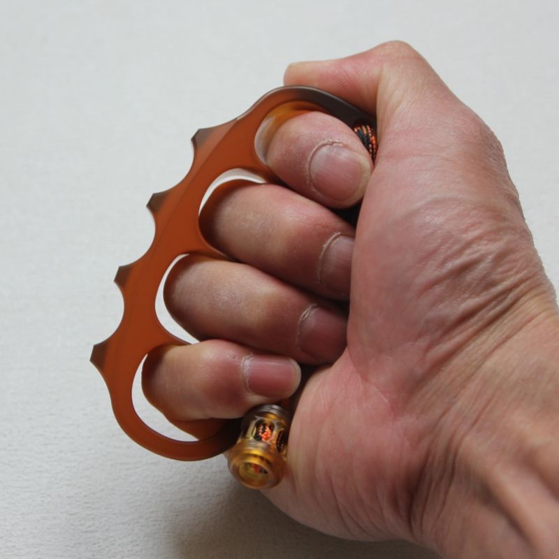 Big Amber Pea Tool Designed for Outdoor Everyday Carry