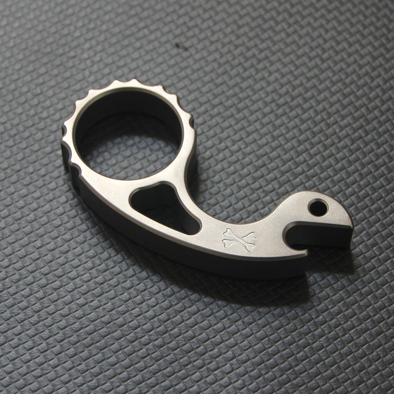Titanium Snail Design EDC Tool with Bottle Opener and Keychain Function