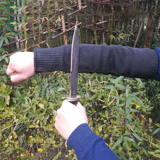 Black Breathable Sweat-Absorbing Arm Sleeves