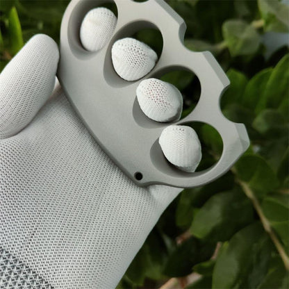 Outdoor Tool with Four Openings in Sandblasted Titanium Alloy