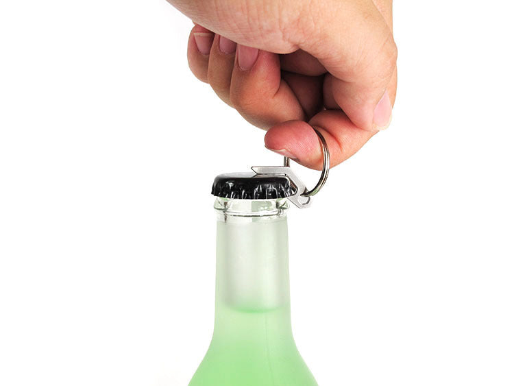 TC4 Titanium Alloy Creative Mini Bottle Opener Can Opener Stainless Steel Multifunctional Keychain Outdoor EDC Gadget