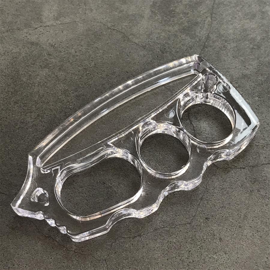Outdoor EDC Tool with Large Opening in See-through Plastic