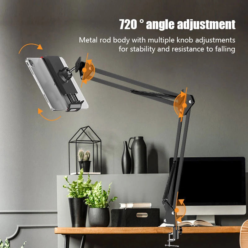 360-Degree Long Arm Tablet Stand