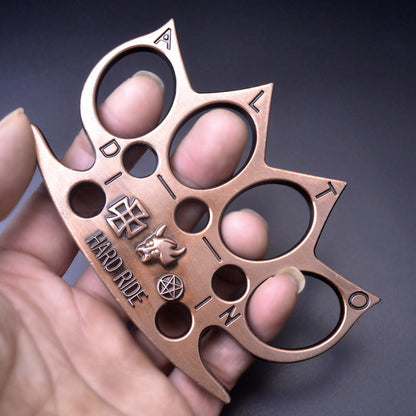 Outdoor EDC Tool with Flower Pattern Bottle Opener