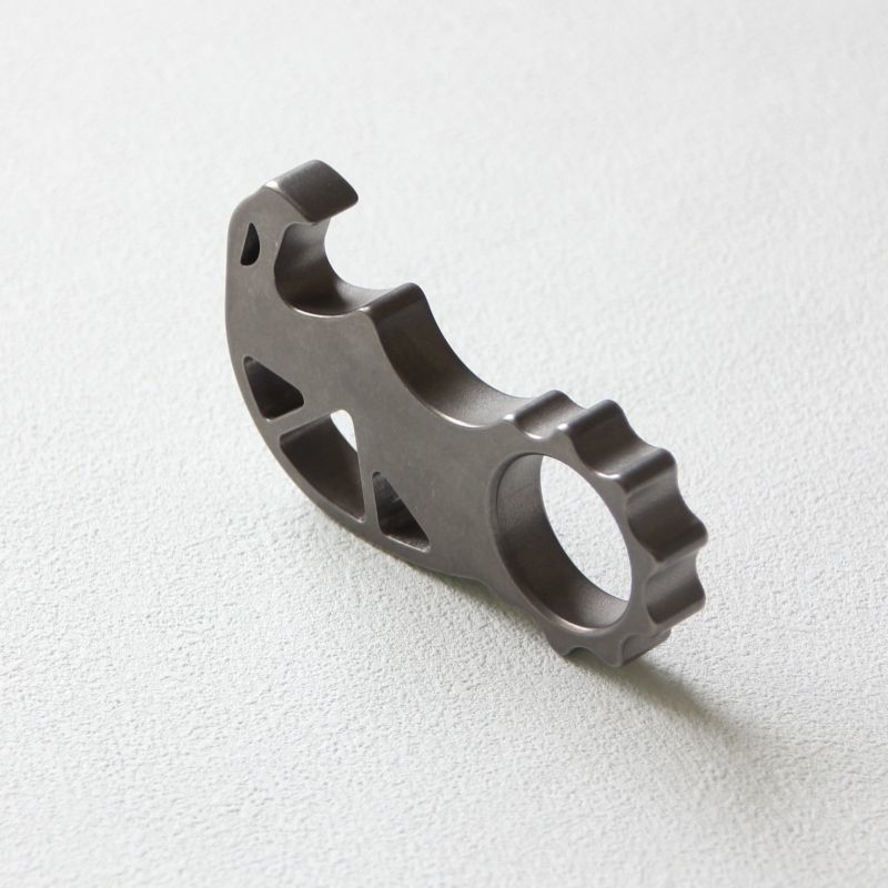 Monster Style Titanium Keychain Tool with Bottle Opener Functions