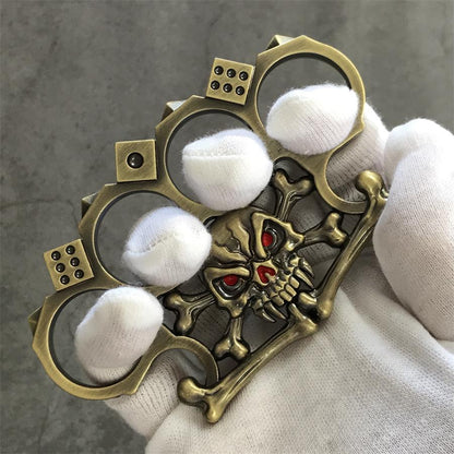 Dice-Inspired Skull Hand Grip Accessory