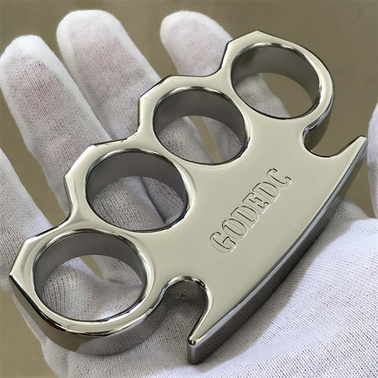 GODEDC Vintage Mirror Steel Outdoor Tool with Angled Chamfer Design