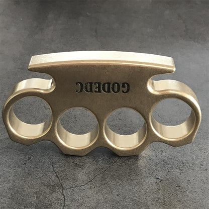GODEDC Brass Outdoor Tool with Stonewashed Vintage Appeal