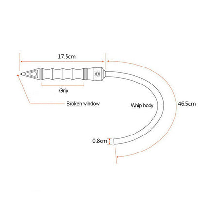 Outdoor Tool with Textured Alloy Handle