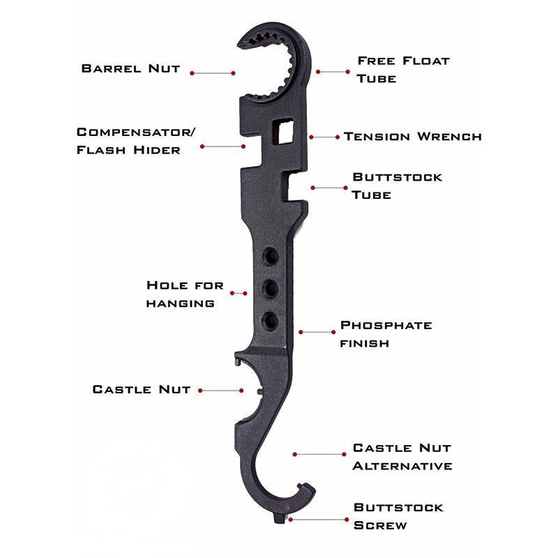 Camping Outdoor Multi-functional Combination Wrench Tool