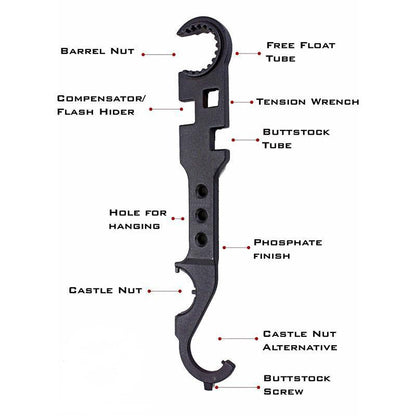 Camping Outdoor Multi-functional Combination Wrench Tool